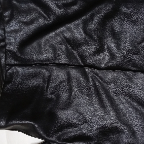 Black Faux Leather Leggings Zac & Rachel Medium - Picture 7 of 8